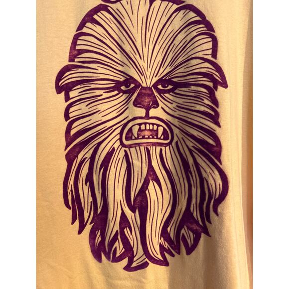 Star Wars Chewbacca Vneck Striped  Tee - Picture 2 of 6